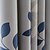 abordables Rideaux de Fenêtre-rideaux d&#039;occultation drapés polyester mélangé floral imprimé chambre à coucher deux panneaux
