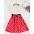 cheap Casual Dresses-Kids Little Girls&#039; Dress Polka Dot Daily Ruffle Bow Red Sleeveless Sweet Dresses Fall Spring