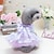 cheap Dog Clothes-Dog Cat Pets Dress Puppy Clothes Bowknot Princess Flower Fashion Dog Clothes Puppy Clothes Dog Outfits Purple Pink Costume for Girl and Boy Dog 100% Polyester XS S M L XL