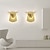 billige Fluktmonterte vegglamper-led vegglamper sconces origami hjort hode dekorativt led hvit messing matt svart aluminium vegglampe for barnerom stue soverom studierom kontor 110-240v
