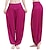 abordables bombachos y pantalones bombachos-Women‘s Harem Pants Breathable Quick Dry Moisture Wicking Zumba Belly Dance Yoga Bloomers Bottoms Light Purple White Black Modal Spandex Plus Size Sports Activewear High Elasticity Loose Fit