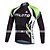 cheap Women&#039;s Cycling Clothing-Miloto Men&#039;s Long Sleeve Cycling Jersey Stripes Bike Shirt Sweatshirt Jersey Mountain Bike MTB Road Bike Cycling Breathable Quick Dry Reflective Strips Sports 100% Polyester Clothing Apparel