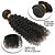 voordelige Weaves van echt haar-3 bundels Haar weeft Braziliaans haar Kinky Curly Extensions van echt haar Echt haar Niet verwerkt Menselijk Haar Menselijk haar weeft Bundle Hair Een Pack Solution 8-28 inch(es) Natuurlijke Kleur