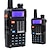 billiga Walkie-talkies-Walkie talkie Handhållen Dubbelband Tvåvägsradio 5-10 km 5-10 km / 136-174 mHz / 400-480MHz