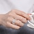 olcso Gyűrűk-Band Ring For Női Parti Esküvő Ajándék Ezüst Többrétegű Szerelem