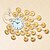 baratos Relógios de Parede Faça-Você-Mesmo-estilo moderno criativo dourado super grande pavão mudo relógio de parede