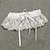 cheap Wedding Garters-Chiffon Satin / Lace Classic Jewelry / Vintage Style Wedding Garter With Rhinestone / Ruffle Garters Wedding / Party &amp; Evening