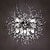 billige Globedesign-OYLYW 8-Light 40 cm Mini Stil Lysekroner Metall Sputnik galvanisert LED / Chic &amp; Moderne / Globus 110-120V / 220-240V
