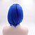 abordables Perruques synthétiques à dentelle-Perruque Lace Front Synthétique Ondulé Bob Coupe Carré Lace Frontale Perruque A Ombre Court Bleu noir / saphir Cheveux Synthétiques 14 pouce Femme Confortable Bleu A Ombre