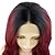 cheap Synthetic Lace Wigs-Synthetic Wig Synthetic Lace Front Wig Wavy Body Wave Middle Part with Baby Hair Lace Front Wig Long Black / Burgundy Synthetic Hair 26 inch Women&#039;s Soft Heat Resistant Natural Hairline Red