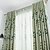 abordables Rideaux de Fenêtre-rideaux d&#039;occultation drapés polyester mélangé floral imprimé chambre à coucher deux panneaux