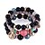 cheap Bracelets-Charm Bracelet Bead Bracelet Stack Stacking Stackable Heart Star Peace Ladies European Ethnic Fashion Acrylic Bracelet Jewelry White / Black / Red Hamsa Hand For Party Daily / Resin