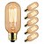 billige Glødelamper-1pc 40 W E14 / E26 / E27 T45 Varm hvit 2300 k Kontor / Bedrift / Dekorativ Glødende Vintage Edison lyspære 220-240 V / 110-120 V