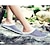 baratos Sandálias e Chinelos para Homem-Homens Sapatos Confortáveis Couro Ecológico Primavera / Verão Chinelos e flip-flops Preto / Vermelho / Azul