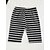 preiswerte Sets-Baby Jungen T-Shirt &amp; Shorts Kleidungsset Kurzarm Schwarz Streifen Baumwolle Streifen Standard / Frühling / Sommer