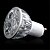 billiga Glödlampor-10pcs 6 W LED-spotlights 400 lm GU10 E26 / E27 3 LED-pärlor Högeffekts-LED Dekorativ Varmvit Kallvit 85-265 V / 10 st / RoHs