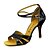 preiswerte Lateinamerikanische Schuhe-Damen Schuhe für den lateinamerikanischen Tanz / Ballsaal Glitzer Sandalen Glitter / Schnalle Maßfertigung Tanzschuhe Silber / Blau / Gold / Leder / Leder