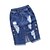 cheap Girls&#039; Skirts &amp; Shorts-Kids Toddler Girls&#039; Active Punk &amp; Gothic Daily Going out Solid Colored Hole Split Skirt Blue