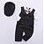 preiswerte Kleidersets für Babys (Jungen)-Baby Jungen Grundlegend Alltag Solide Langarm Standard Kleidungs Set Schwarz