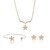 cheap Jewelry Sets-Women&#039;s Synthetic Diamond Jewelry Set Ladies Vintage Fashion Earrings Jewelry Gold For Street Going out