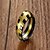 baratos Anéis para Homem-Homem Anel de banda Dourado Aço Inoxidável Vintage Fashion 9½ 10½ 11½ 12½