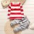 cheap Sets-Toddler Boys&#039; Clothing Set Long Sleeve Red Black Cartoon Striped Daily Going out Active Casual Regular