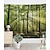 cheap Landscape Tapestry-Nature Wall Tapestry Art Decor Blanket Curtain Picnic Tablecloth Hanging Home Bedroom Living Room Dorm Decoration Forest Landscape Sunshine Through Tree