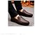 cheap Men&#039;s Slip-ons &amp; Loafers-Men&#039;s Shoes Cowhide Summer Comfort Loafers &amp; Slip-Ons Black / Yellow / Brown