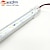 ieftine Control WiFi-30cm SMD-8020 420-475lm rece lampă de benzi de lumină LED-uri albe (12V)