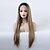 cheap Synthetic Lace Wigs-Synthetic Lace Front Wig Wavy Middle Part Lace Front Wig Blonde Long Black / Strawberry Blonde Synthetic Hair Women&#039;s Heat Resistant Women Color Gradient Blonde