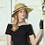 cheap Party Hats-Natural Fiber Kentucky Derby Hat / Hats with Ribbon Tie / Braided Strap / Plain Top 1pc Casual / Daily Wear Headpiece