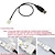 cheap Lamp Bases &amp; Connectors-2PCS DIY LED Strip Light USB 5V Power Connector Adapter to 2pin 5050 2835 SMD 10mm Single Color 18cm 7.1inch