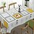 cheap Tablecloth-Contemporary Cotton Square Table Cloth Geometric Table Decorations 1 pcs