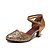 cheap Ballroom Shoes &amp; Modern Dance Shoes-Women&#039;s Sparkling Glitter Modern Shoes Heel Customized Heel Customizable Gold / Silver / Red / Performance