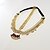 cheap Hair Jewelry-Women&#039;s For Party Holiday Cut Out Crystal Alloy Gold