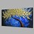 preiswerte Abstrakte Gemälde-Hang-Ölgemälde Handgemalte - Abstrakt Blumenmuster / Botanisch Zeitgenössisch Modern Fügen Innenrahmen / Gestreckte Leinwand