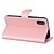 billige iPhone-etuier-Etui Til Apple iPhone X / iPhone 8 Plus / iPhone 8 Lommebok / med stativ Heldekkende etui Ensfarget Hard PU Leather
