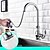 cheap Pullout Spray-Kitchen faucet - Single Handle One Hole Chrome Pull-out / ­Pull-down / Tall / ­High Arc Centerset Antique Kitchen Taps / Brass