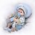 preiswerte Lebensechte Puppe-NPKCOLLECTION 18 Zoll NPK-PUPPE Lebensechte Puppe Neugeborenes lebensecht Geschenk Kindersicherung Non Toxic mit Kleidung und Accessoires für Geburtstags- und Festgeschenke für Mädchen / ASTM