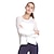 baratos Novo em-Mulheres Manga Longa T-shirt Yoga Blusas Com Transparência Secagem Rápida Respirabilidade Fitness Corrida Roupa de esporte Branco Preto Roupas Esportivas Com Stretch / Elastano