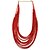 cheap Necklaces-Women&#039;s Synthetic Tanzanite Bib Layered Necklace - Resin Vintage, Bohemian, Fashion White, Red, Pink 49+7 cm Necklace For Daily, Street