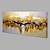 cheap Abstract Paintings-Large Size Oil Painting 100% Handmade Hand Painted Wall Art On Canvas Abstract Golden Landscape Skyline Home Decoration Decor Rolled Canvas No Frame Unstretched