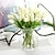cheap Artificial Flower-Artificial Flowers 10 Branch Rustic Party Tulips Eternal Flower Tabletop Flower 32Cm,Fake Flowers For Wedding Arch Garden Wall Home Party Hotel Office Arrangement Decoration