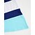 abordables Robes Décontracté-Robe Fille Bébé Petit Rayé Bleu Coton Sans Manches A Rayures Robes Eté Standard
