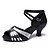 cheap Latin Shoes-Women&#039;s Dance Shoes Leatherette Latin Shoes Heel Customized Heel Customizable Black / Gold / Black / Silver / Gold / Indoor