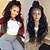 cheap Synthetic Lace Wigs-Synthetic Lace Front Wig Curly Minaj Layered Haircut Lace Front Wig Burgundy Long Natural Black Black / Brown Burgundy#530 Synthetic Hair Women&#039;s with Baby Hair Heat Resistant Natural Hairline Black