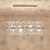 voordelige Unieke kroonluchters-12-lichts eiland kroonluchter gouden hanglamp vuurwerk led-licht roestvrij staal kristal met G9 lampvoet