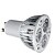halpa Lamput-10pcs 6 W LED-kohdevalaisimet 400 lm GU10 E26 / E27 3 LED-helmet Teho-LED Koristeltu Lämmin valkoinen Kylmä valkoinen 85-265 V / 10 kpl / RoHs