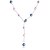 cheap Necklaces-Women&#039;s Cubic Zirconia Freshwater Pearl Pendant Necklace Y Necklace Long Necklace Ladies Fashion Pearl Stainless Steel Freshwater Pearl Rainbow 88 cm Necklace Jewelry For Gift Daily