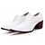 tanie Oksfordki męskie-Męskie Komfortowe buty Jesień Na zewnątrz Oksfordki PU Biały / Czarny